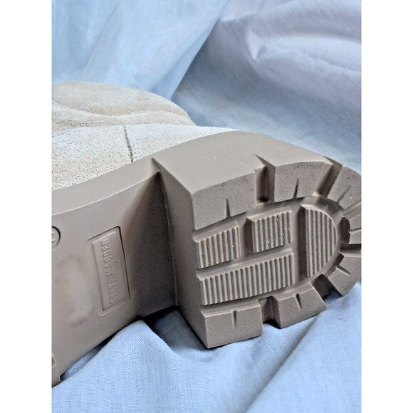 Steve Madden Hint Sand Tan Suede Hiking Combat Moto Boots Size 11M - Picture 9 of 14